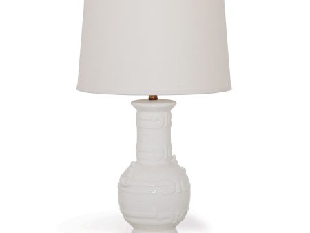 Dynasty Lamp, White For Cheap