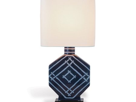 Bamboozled Lamp, Indigo Blue Online now