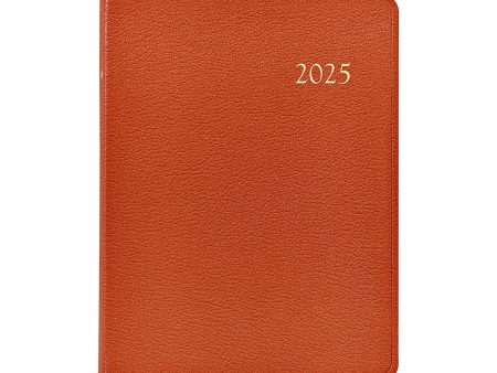 2025 Desk Diary, Orange For Cheap