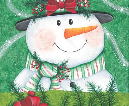 KEN1226 - Snowman Gift - 12x16 Online Sale