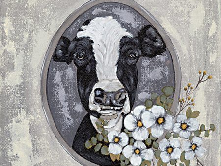 AJ110 - Framed Cow - 12x12 Online