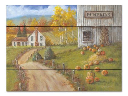 BR542PAL - Harvest Pumpkin Farm - 16x12 For Cheap