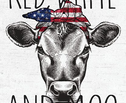 LET463 - Red, White and Moo - 12x16 Supply