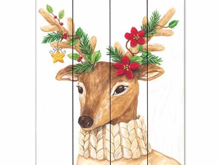 ART1293PAL - Christmas Deer - 12x16 Sale