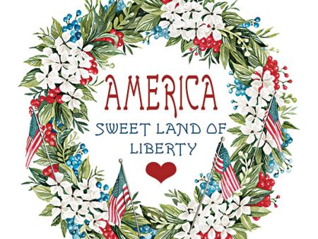 CIN3302 - America Wreath - 12x12 Sale