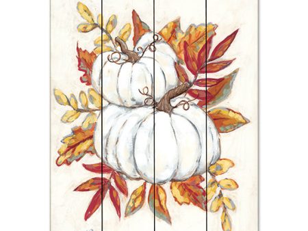 BAKE285PAL - White Pumpkin Fall Foliage - 12x16 For Sale